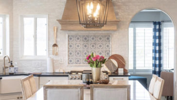 wallpaper tile kitchen trend