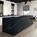 black quartz countertops